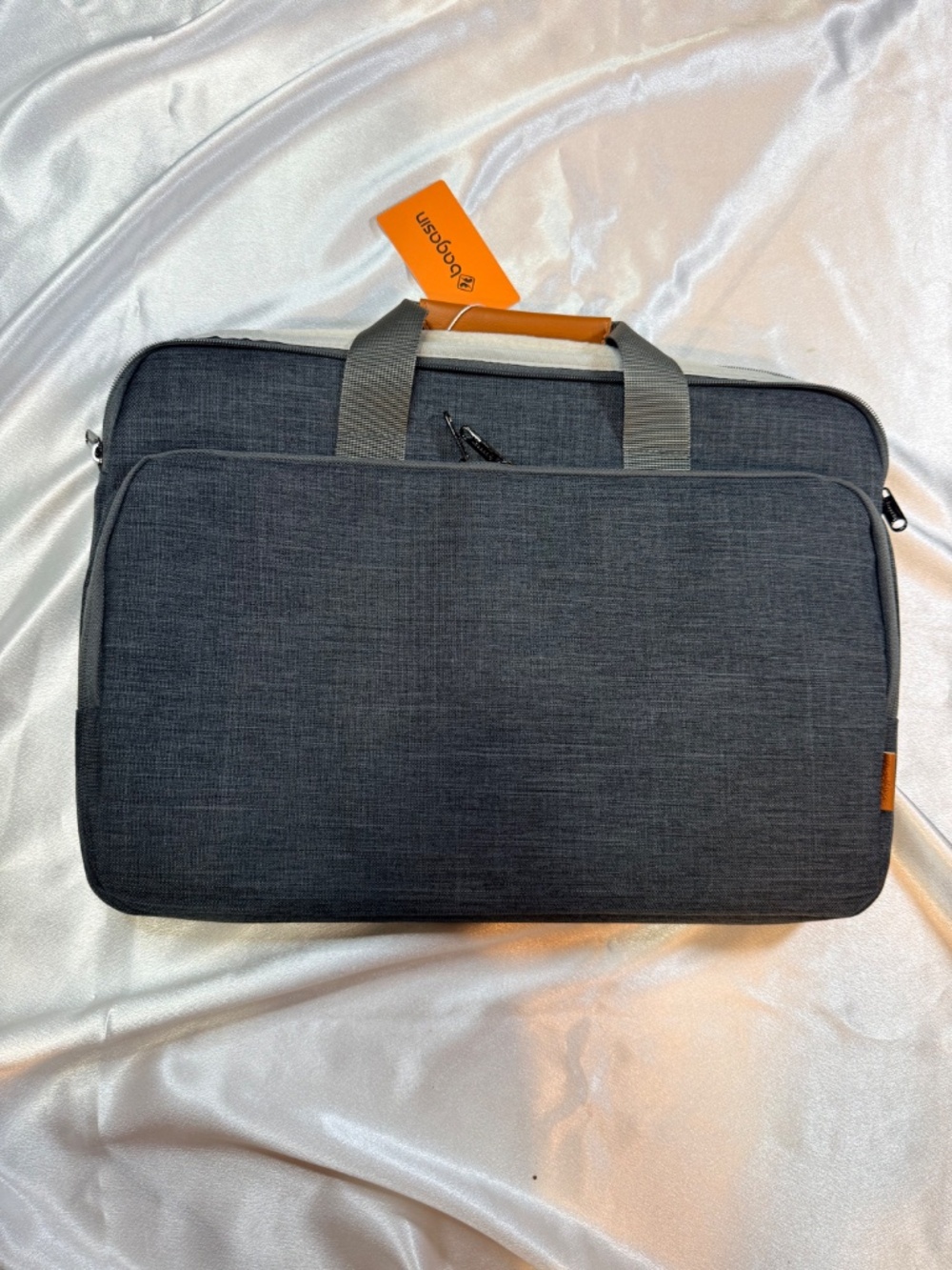 Bagasin Laptop Bag 15.6 Inch Gray Carrying Case Briefcase NWT